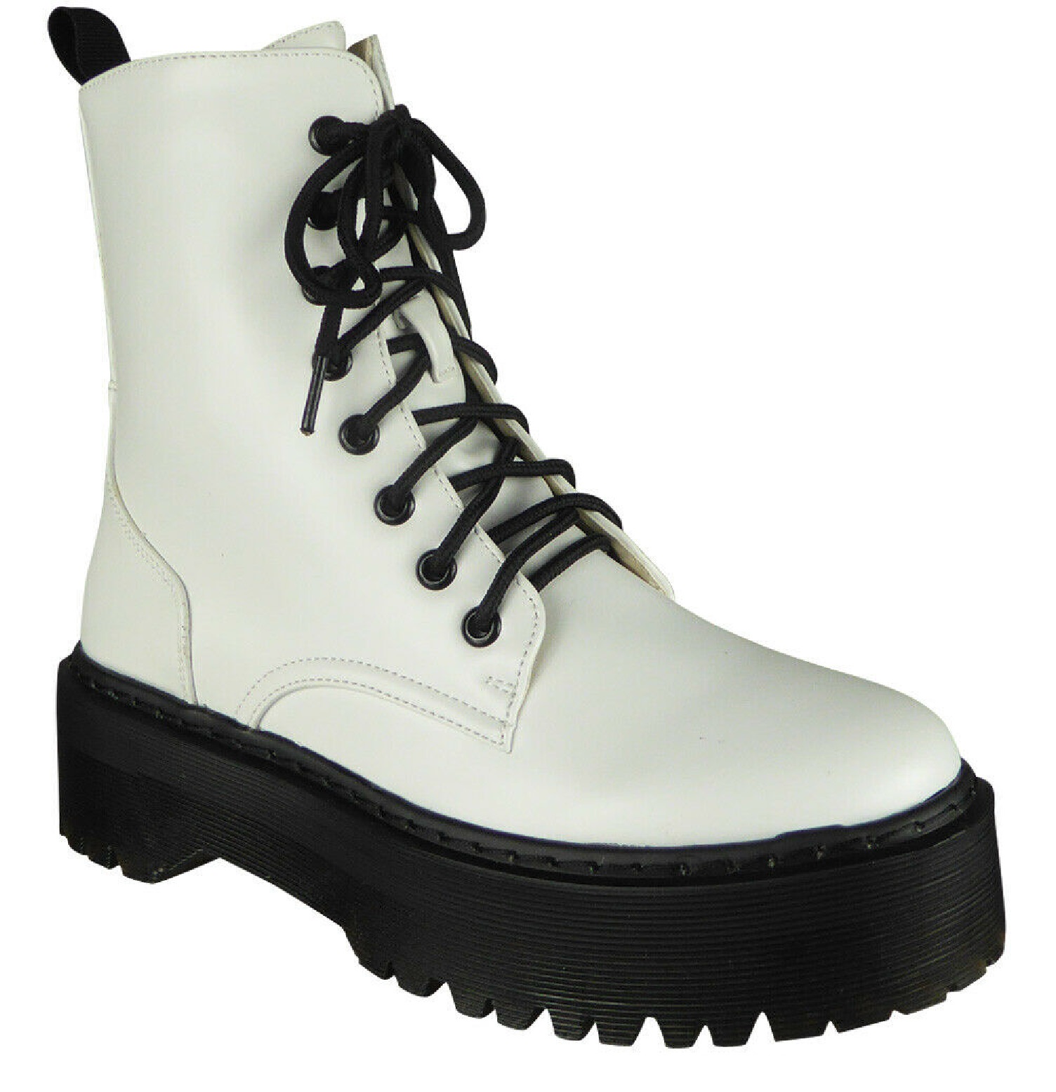 chunky goth ankle boots
